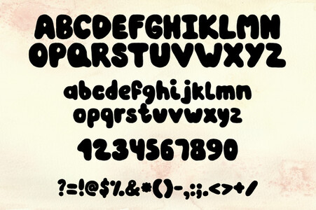 BubbleGum font