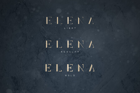Elena Light font