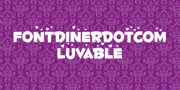 Fontdinerdotcom Luvable