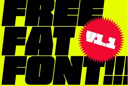 FREE FAT FONT