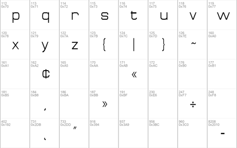 SpaceOutCondensed Regular