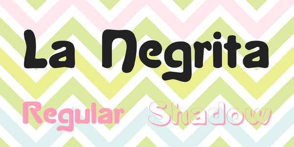 La Negrita font