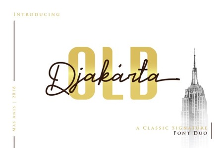 Old Djakarta font
