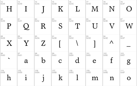 ClassicalSerif Regular