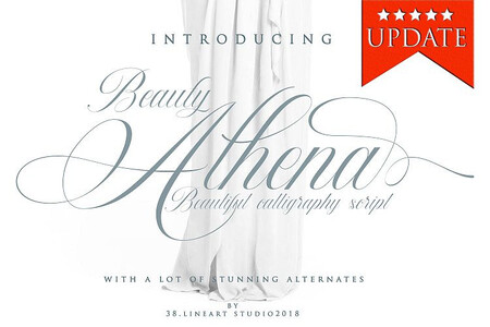 Beauty Athena font