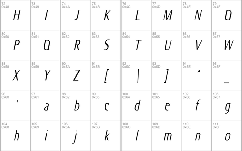 OdysseyCondensed Oblique