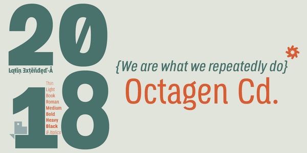 Octagen Light font