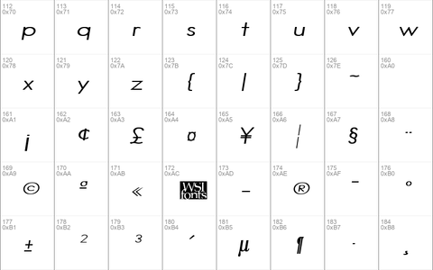 HalibutCondensed Italic