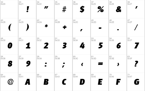 Glasgow-Serial-Heavy RegularItalic