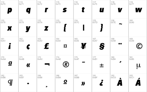 Glasgow-Serial-Heavy RegularItalic