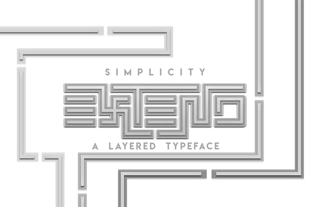 Simplicity Extend font