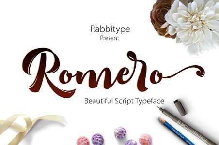 Romero Script font