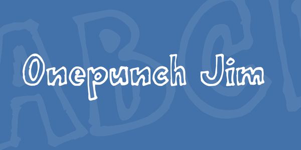 onepunchJim  font