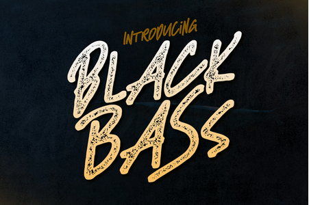 Black Bass Demo font