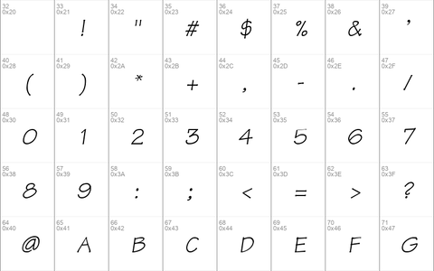 Technical Italic