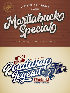 Marttabuck DEMO font