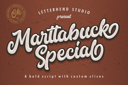 Marttabuck DEMO font