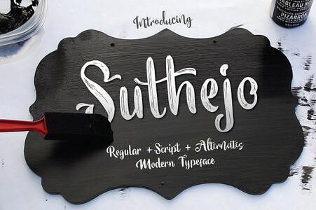 Suthejo font