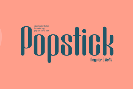 Popstick-Demo font