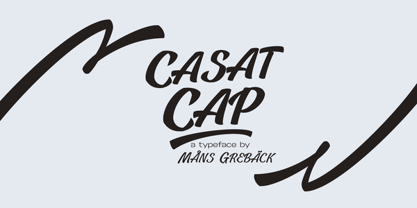 Casat Cap Light PERSONAL USE font
