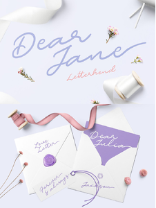 Dear Jane font