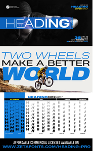 Heading Pro Wide Trial font
