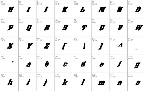 FZ BASIC 52 SPIKED ITALIC