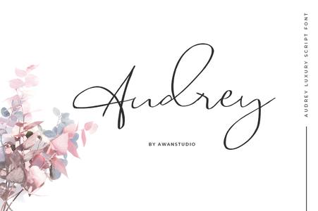 AudreyDemo font
