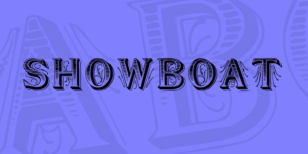 Showboat font