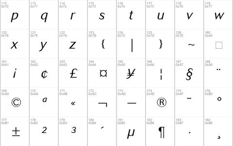 Cosmos-Light LightItalic