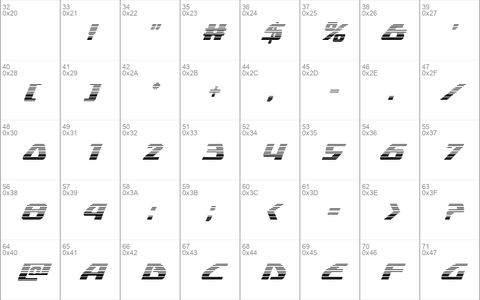 Global Dynamics Gradient Italic