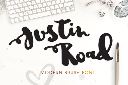 JustinRoad font
