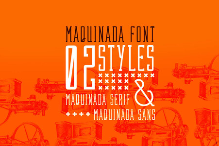 Maquinada Sans font
