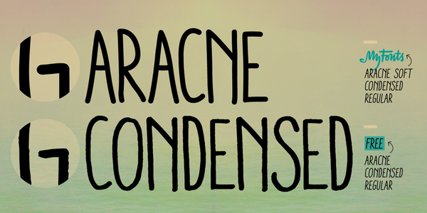 Aracne Condensed Light font