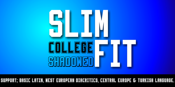 Slimfit College font