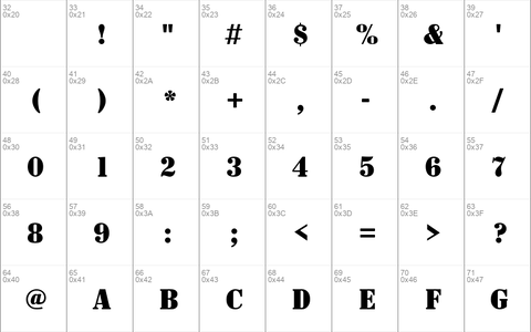 Stencil Becker Solid