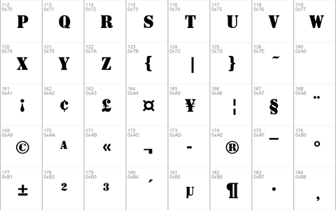 Stencil Becker Solid