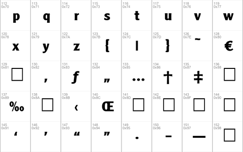 Cleargothic-Bold Regular