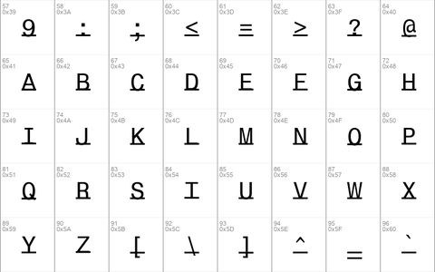 UnderlineMonospace Regular