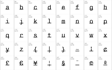 UnderlineMonospace Regular