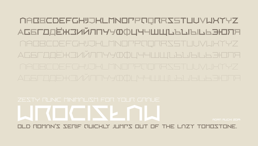 Wrocislaw font