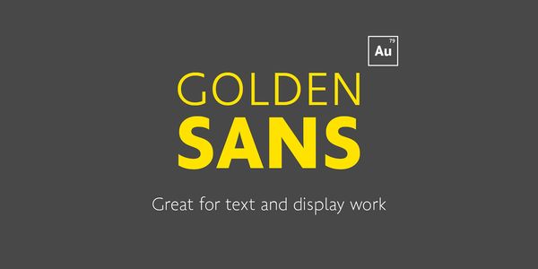 Golden Sans FREE DEMO font