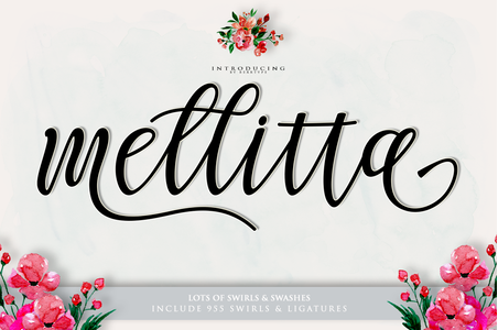 Mellitta Script font