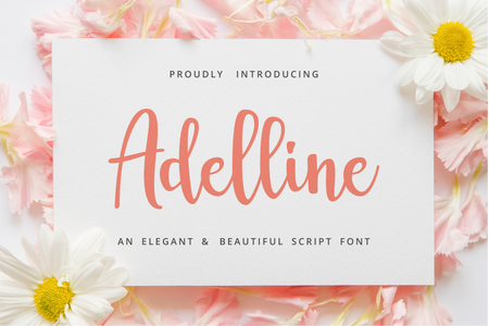 adelline personal use only font