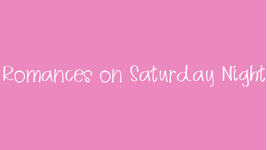 RomancesonSaturdayNight font