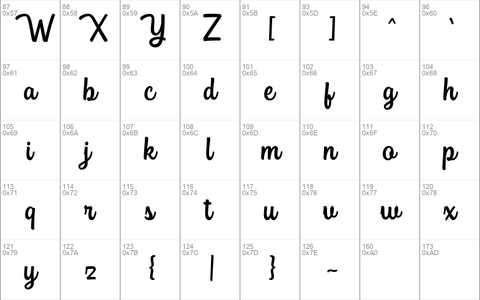 ClautyaDEMO font