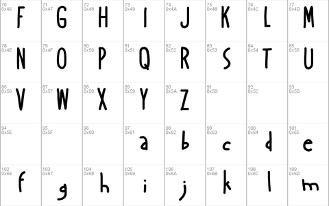 AManoBoldensada font