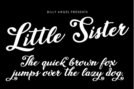 Little Sister Personal Use font