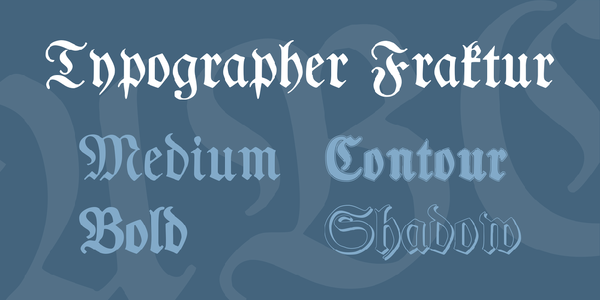 TypographerFraktur font