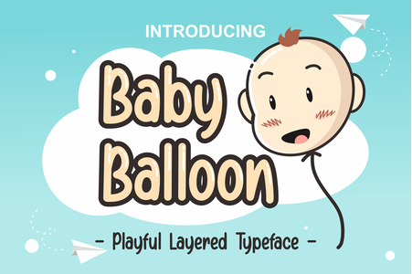 Baby Balloon Group font